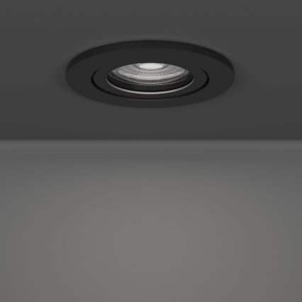 Eglo - Lot de 3 spots encastrés LED 4,8W 230V 2700/4000/6500K noir