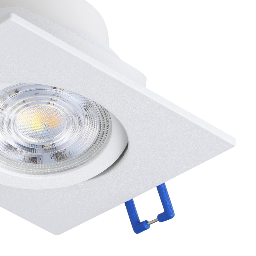 Eglo - Set van 3 dimbare LED-inbouwspots LED/4,8W/230V 8,8 x 8,8 cm wit