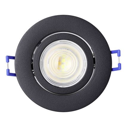 Eglo - Lot de 3 spots LED encastrables dimmables RGBW, 4,7 W, 230 V, 2700–6500 K, noir