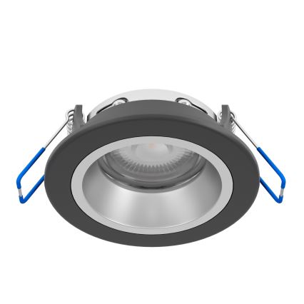 Eglo - LED dimbare inbouwarmatuur voor badkamer LED/4,8W/230V 2700/4000/6500K IP44 zwart