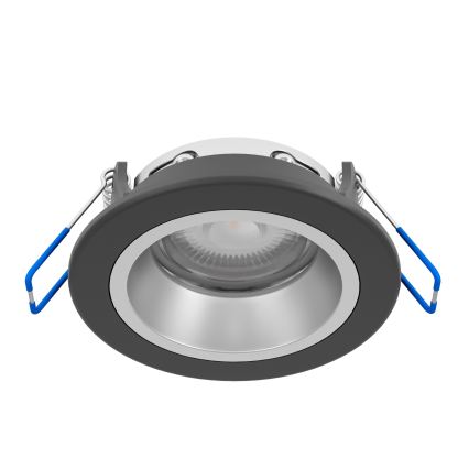Eglo - LED RGBW dimbare inbouwarmatuur voor badkamer LED/4,8W/230V 2700-6500K IP44 zwart