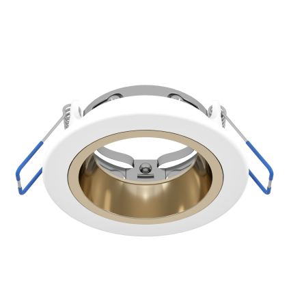 Eglo - Plafonnier encastré LED RGBW dimmable pour salle de bains LED/4,8 W/230 V 2700–6500 K IP44 blanc/doré