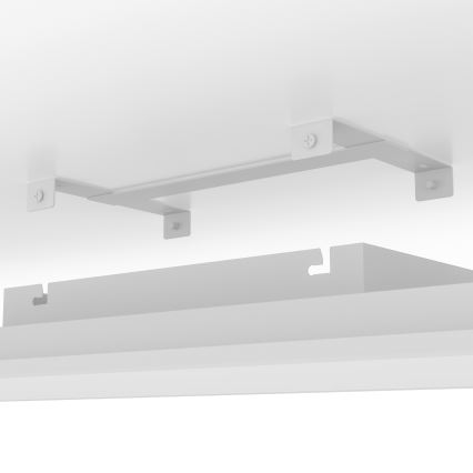 Eglo - LED dimbaar opbouwpaneel LED/35,5W/230V 2700-6500K 120x60 cm wit + afstandsbediening