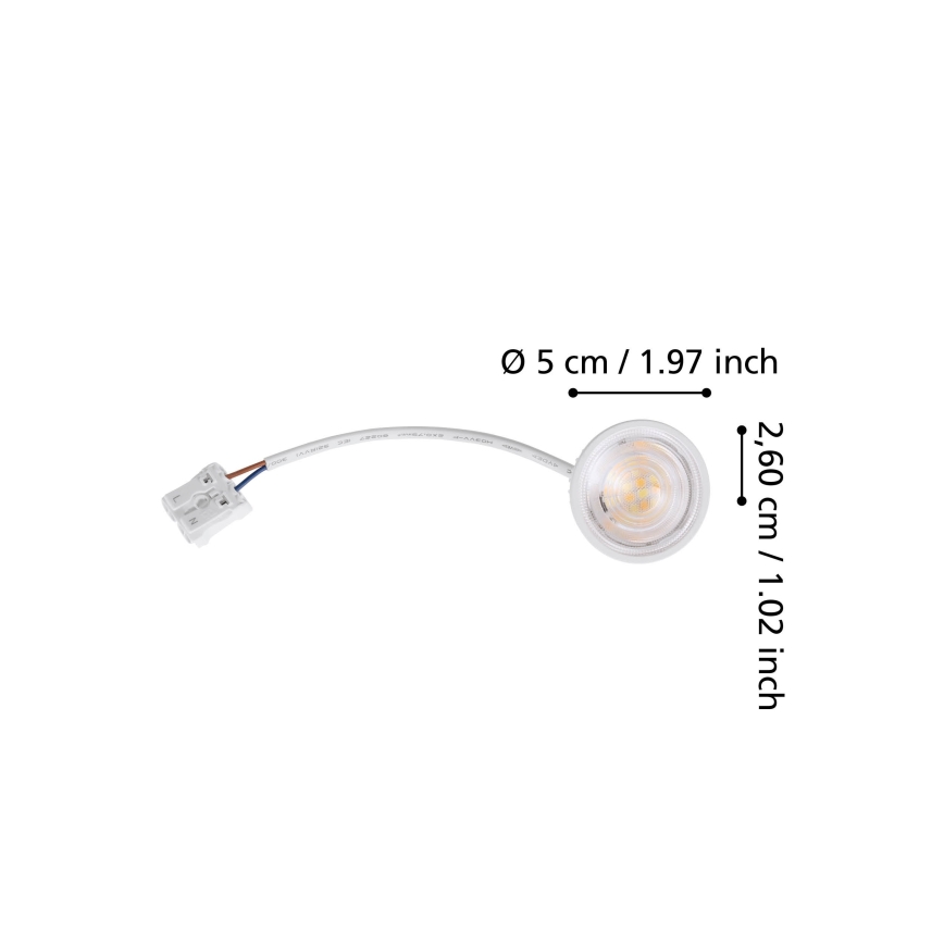 Eglo - Module LED d'extérieur dimmable LED/4,8W/230V 2700/4000/6500K IP44