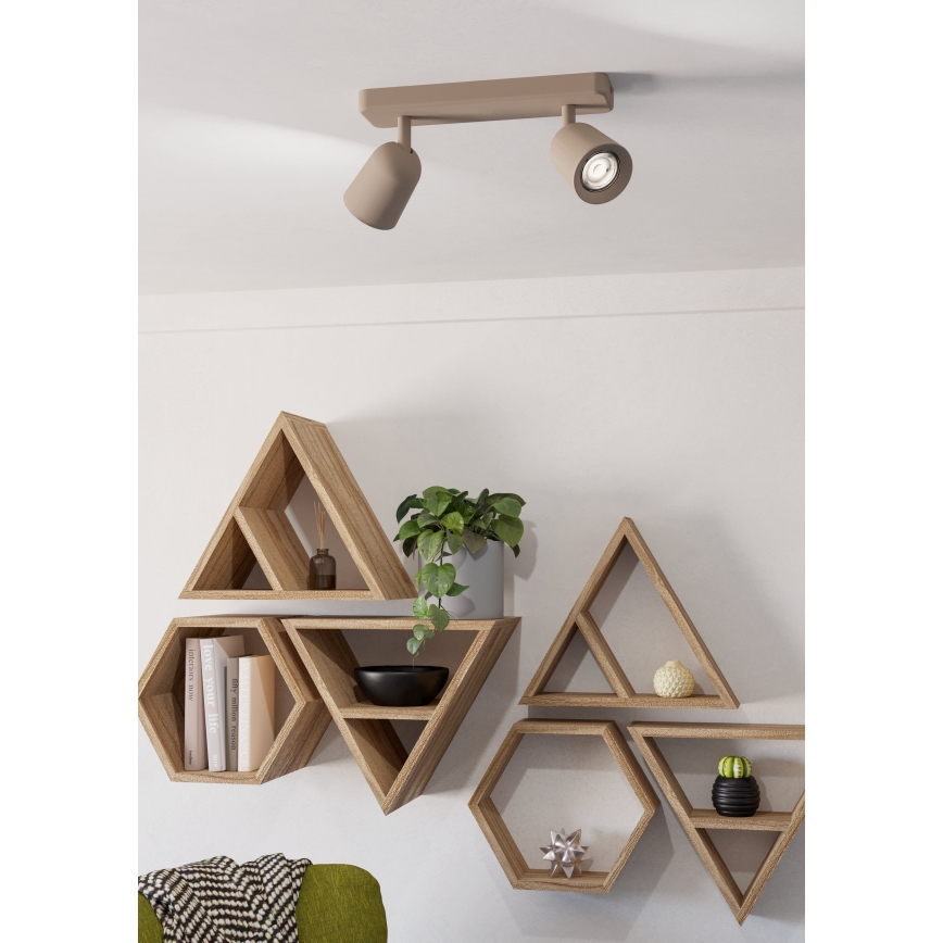 Eglo - Spotlamp 2xGU10/10W/230V beige