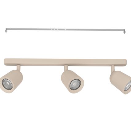 Eglo - Spotarmatuur 3xGU10/10W/230V beige