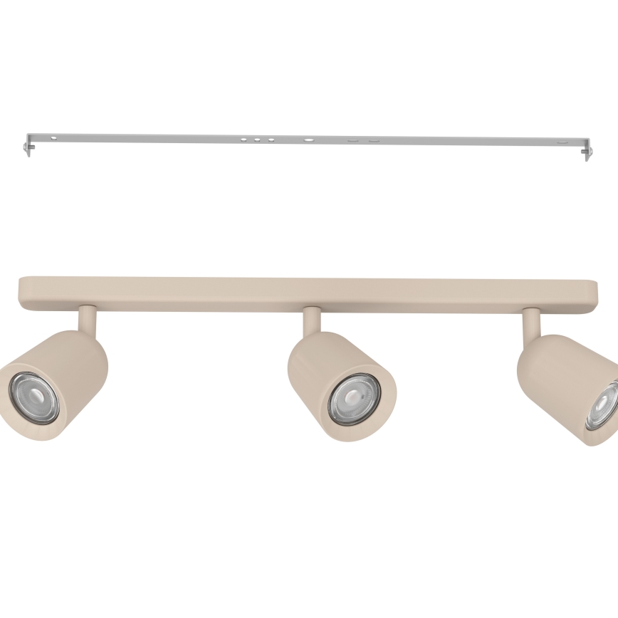 Eglo - Spotarmatuur 3xGU10/10W/230V beige