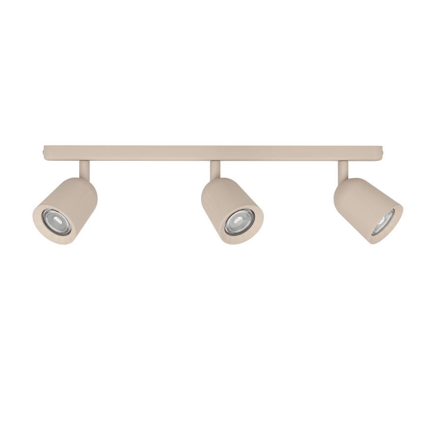 Eglo - Plafonnier à spots 3xGU10/10W/230V beige