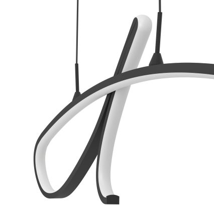 Eglo - LED-hanglamp aan kabel LED/20W/230V 2700/4000/6500K zwart