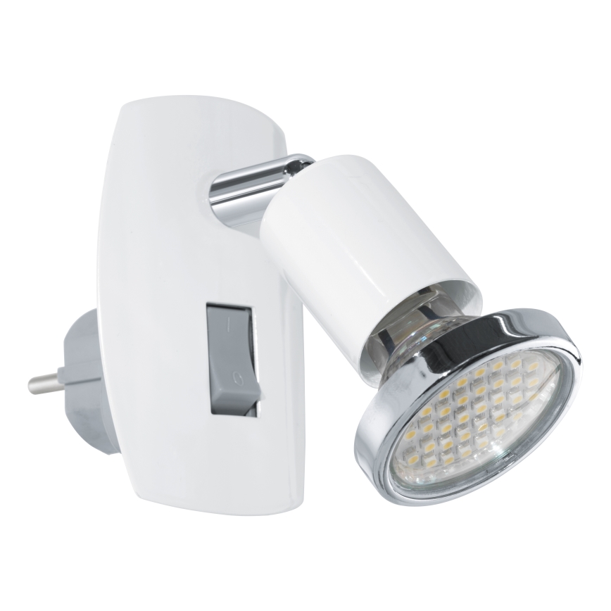 Eglo - LED-lamp voor in het stopcontact 1xGU10/2,8W/230V wit
