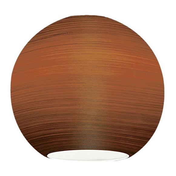 EGLO 90251 - Vervangingsglas voor kroonluchter, tafellamp, plafondlamp en spot MY CHOICE E14 diameter 9 cm bruin gewist