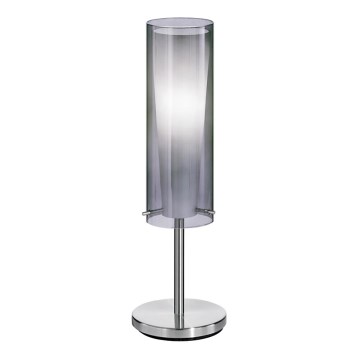 EGLO 90308 - lampe de table PINTO NERO 1 x E27/60W fumé