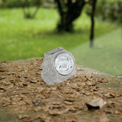 Eglo 90494 - Solar tuinspot steen 4xLED/0,06W/1xAA IP44