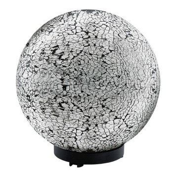 EGLO 91638 - Buitenlampje TERRALUNA 1 1xE27/18W zwart / wit IP44