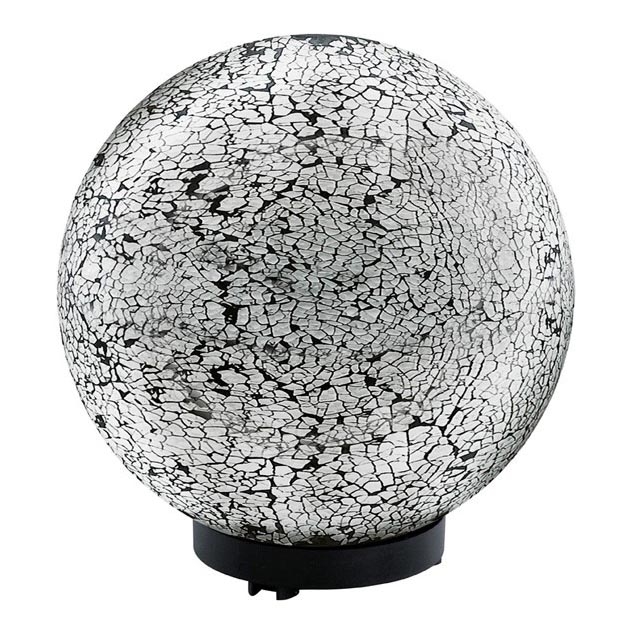 EGLO 91638 - Buitenlampje TERRALUNA 1 1xE27/18W zwart / wit IP44