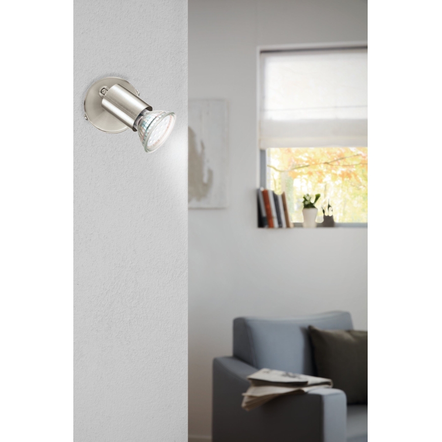Eglo - Spot mural LED 1xGU10/2,8W/230V