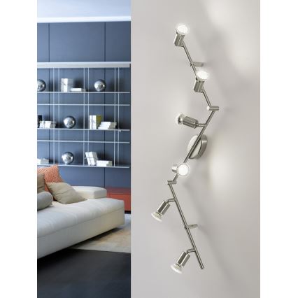 Eglo - Spot 6xGU10-LED/2,8W/230V