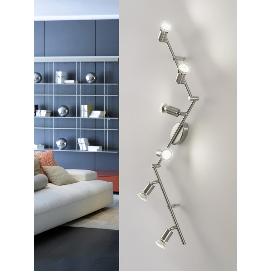 Eglo - Spot 6xGU10-LED/2,8W/230V