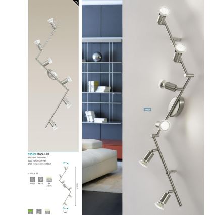 Eglo - Spot 6xGU10-LED/2,8W/230V