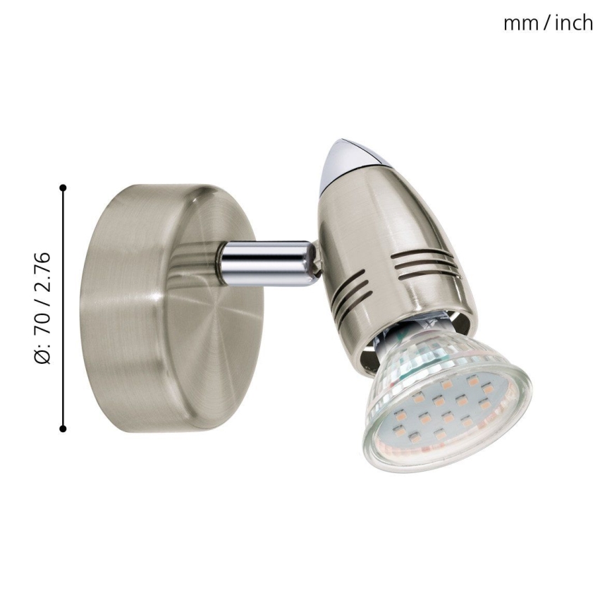 Eglo - Spot 1xGU10-LED/3W/230V