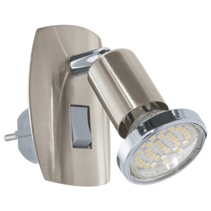 Eglo - LED Stopcontact lamp 1xGU10-LED/3W/230V