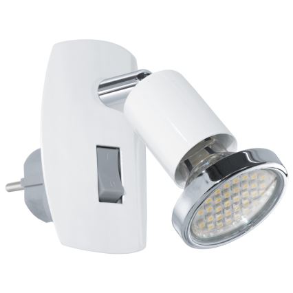 Eglo - LED Stopcontact lamp 1xGU10-LED/3W/230V