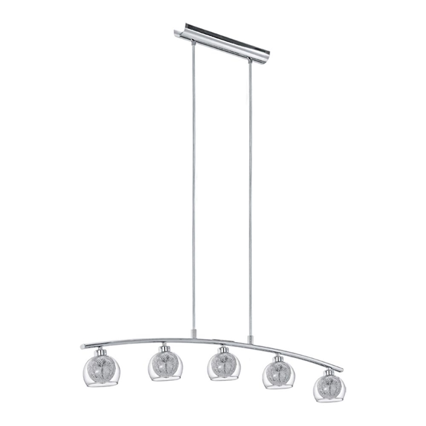 Eglo 93054 - Hanglamp OVIEDO 5xG9/33W/230V