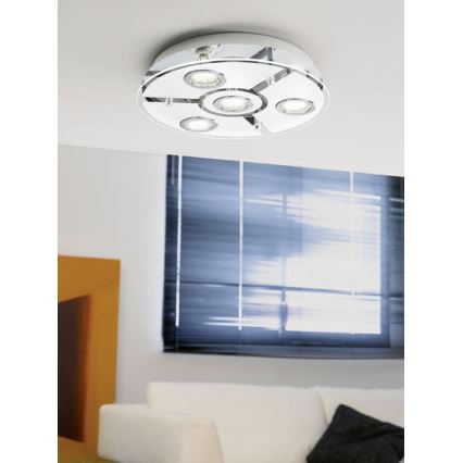 EGLO 93107 - LED Plafondlamp CABO 4xGU10/3W LED