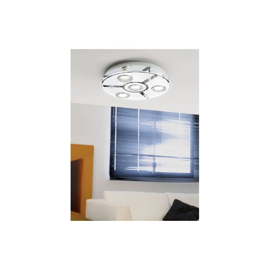 EGLO 93107 - LED Plafondlamp CABO 4xGU10/3W LED