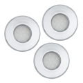 Eglo 93219 - PACK 3x Spot encastrable LED salle de bain IGOA 3xGU10-LED/5W/230V