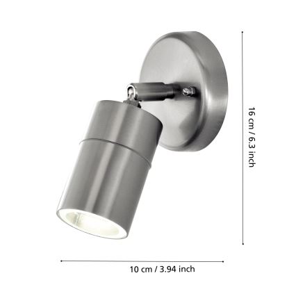 Eglo - éclairage LED extérieur 1xGU10/5W/230V IP44