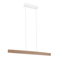 Eglo 93342 - LED hanglamp FORNES LED/24W/230V eiken