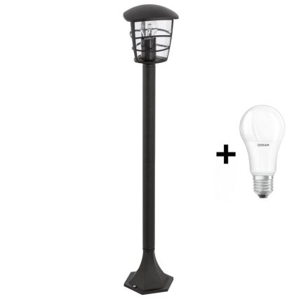 Eglo - lampe LED d'extérieur 1xE27/8,5W/230V IP44 noire