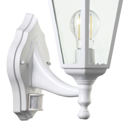 Eglo - Buiten wandlamp met sensor 1xE27/60W/230V IP44