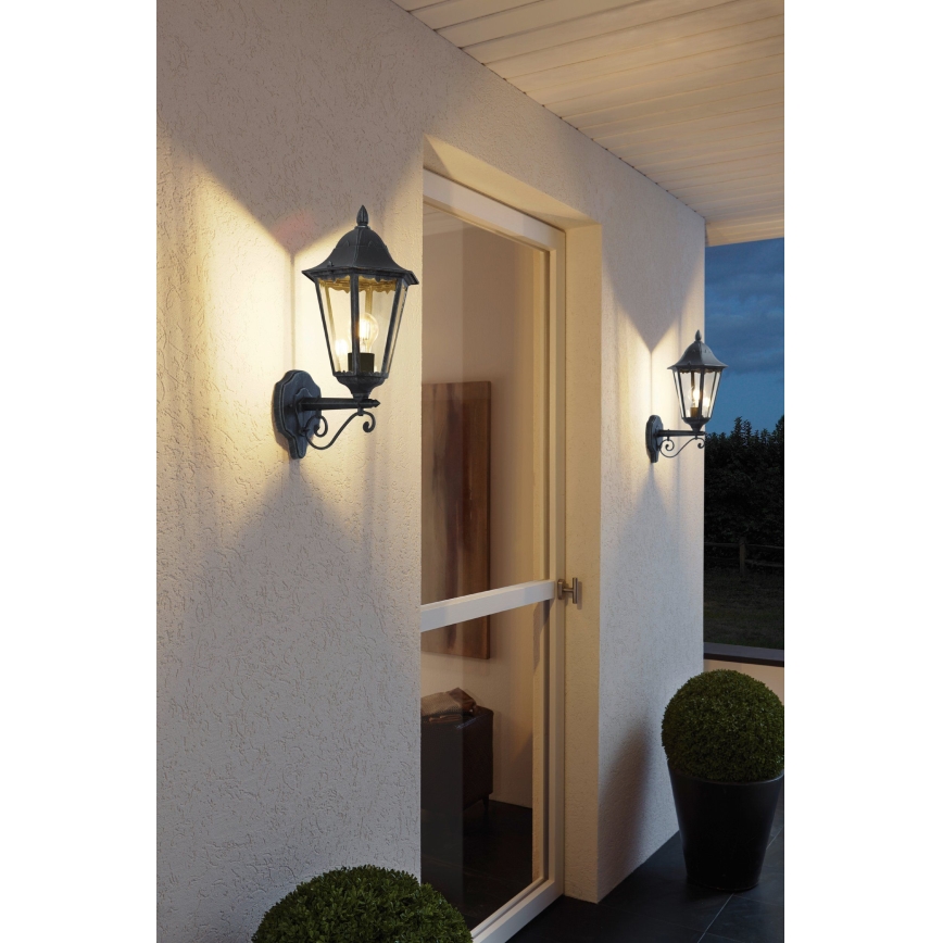 Eglo - Buitenwandlamp 1xE27/60W/230V IP44
