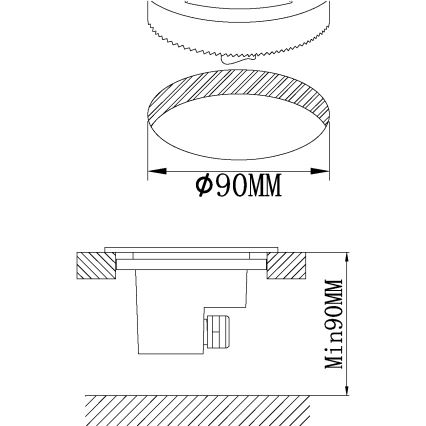 Eglo - LED opritlamp voor buiten LED/2,5W/230V IP65