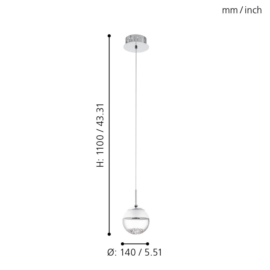 Eglo - LED hanglamp LED/5W/230V