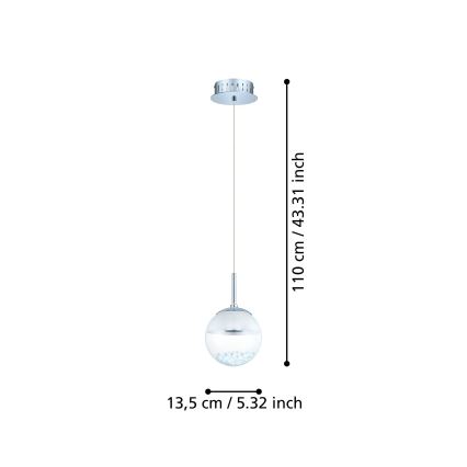 Eglo - LED hanglamp LED/5W/230V