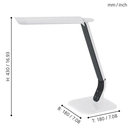 Eglo - LED Lamp dimbaar LED/6W/230V