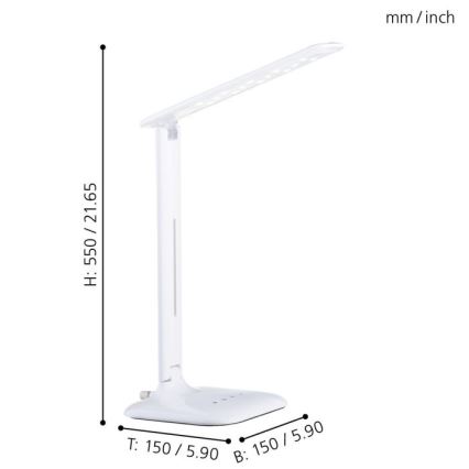 Eglo -  lampe de table LED/2.9W/230V