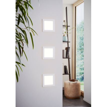 Eglo 94061 - LED inbouwarmatuur FUEVA 1 LED/10,95W/230V 17x17 cm
