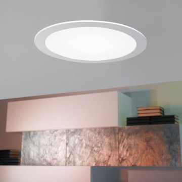 Eglo 94064 - Plafonnier encastré LED dimmable FUEVA 1 LED/16,47W/230V Ø 22,5 cm