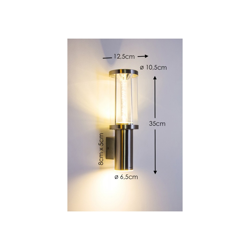 Eglo - éclairage LED extérieur 1xGU10/3W + 1xLED/3,7W IP44