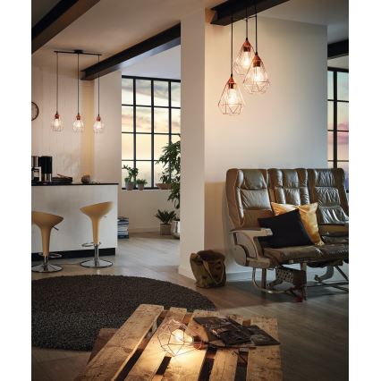 Eglo 94197 - Tafellamp met stekker TARBES 1xE27/60W/230V