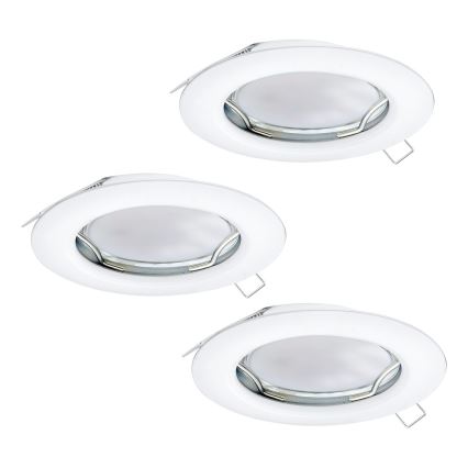 Eglo - PACK 3x Luminaire LED encastrable PENETO 3xGU10-LED/3W/230V