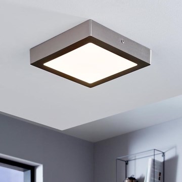 Eglo 94526 - LED-plafonnière FUEVA 1 LED/16,5W/230V 22,5x22,5 cm