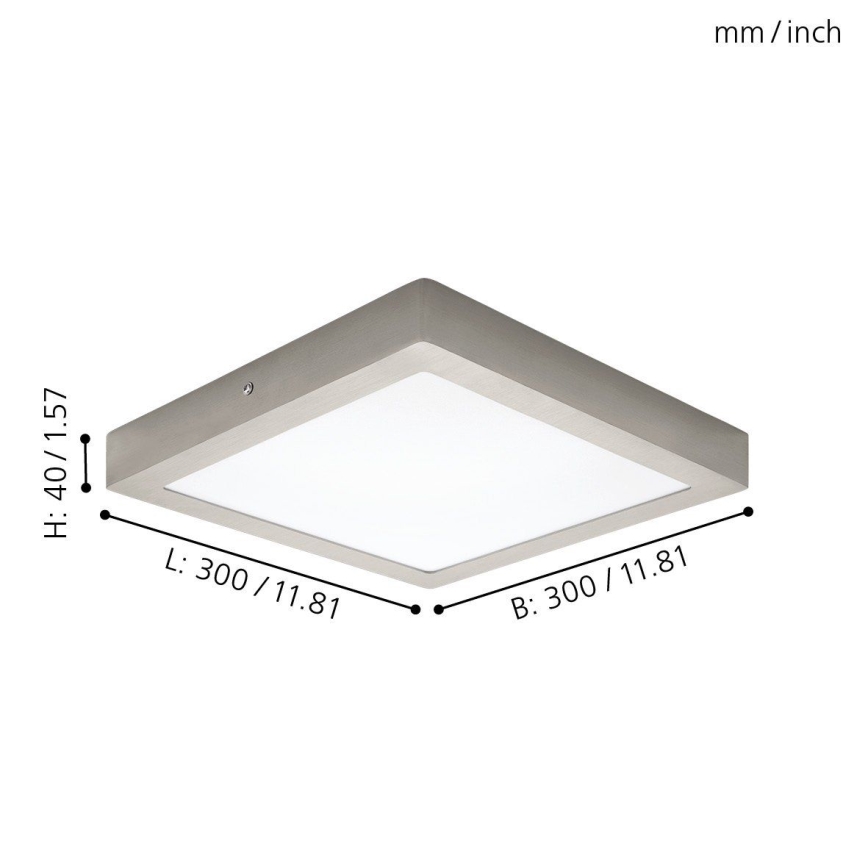 Eglo 94528 - LED Plafondverlichting FUEVA 1 LED/22W/230V