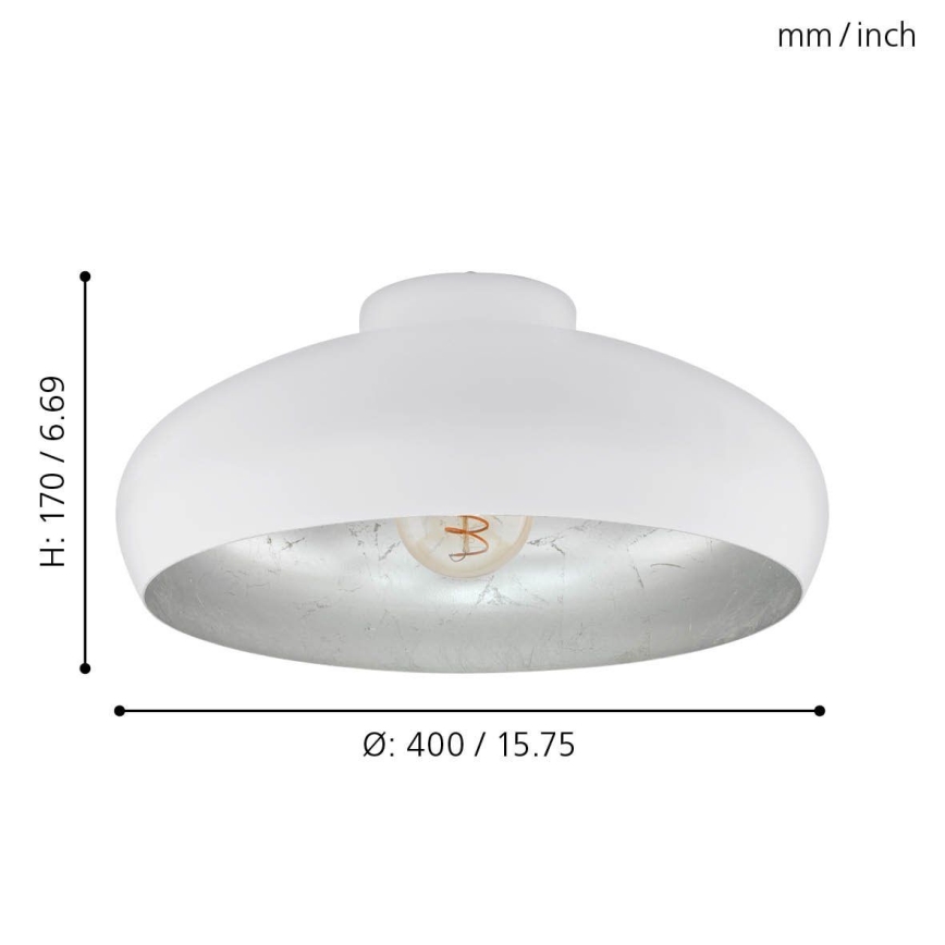 Eglo - Plafondlamp 1xE27/60W/230V