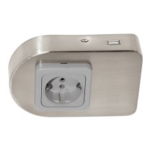 Eglo 94662 - Prise électrique sous meubles de cuisine avec USB TAXANO