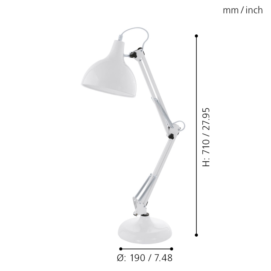 Eglo - Tafellamp 1xE27/40W/230V